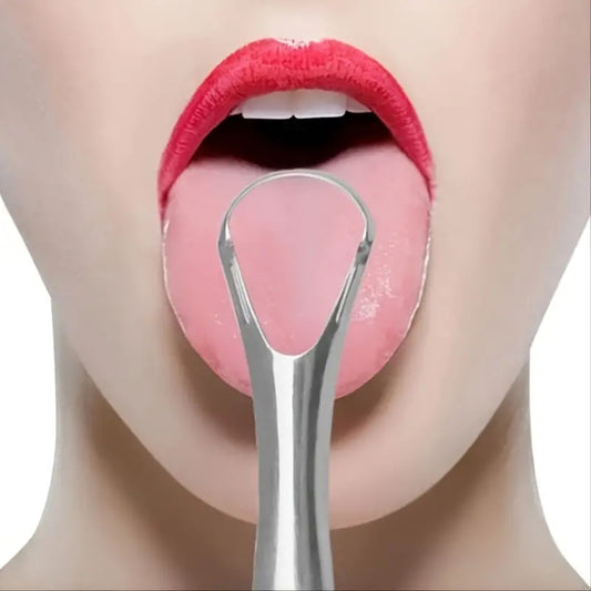 Portable Stainless Steel Tongue Scraper