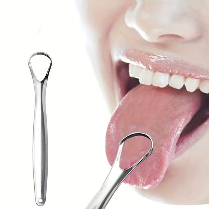 Portable Stainless Steel Tongue Scraper