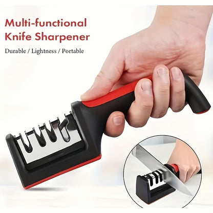 4-In-1 Stainless Steel Knife Sharpener Set