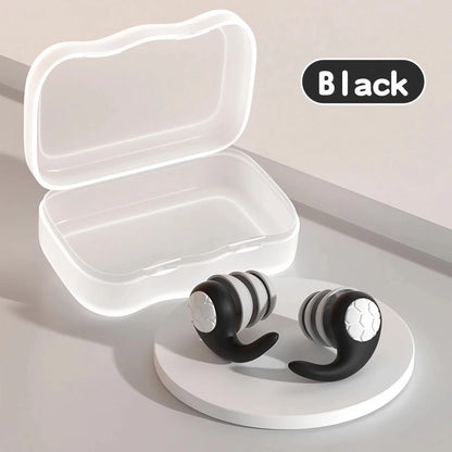 STONEGO 1 Pair Triple Layer Silicone Noise Cancelling Earplugs