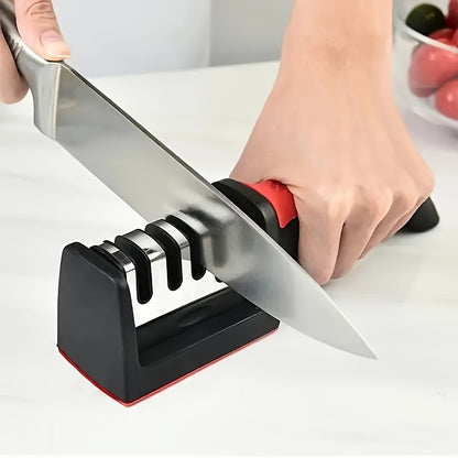 4-In-1 Stainless Steel Knife Sharpener Set