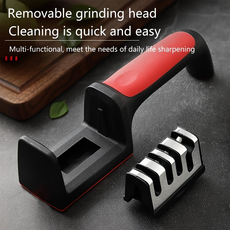 4-In-1 Stainless Steel Knife Sharpener Set