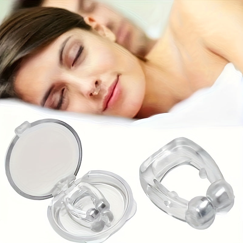 Anti-Snoring Magnetic Silicone Nasal Plug