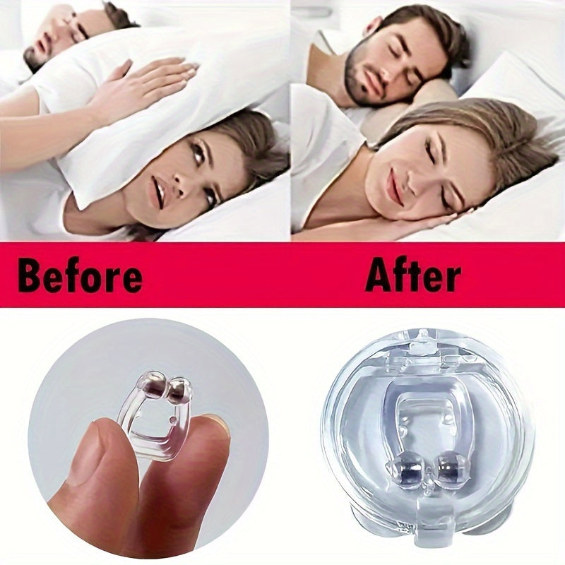 Anti-Snoring Magnetic Silicone Nasal Plug